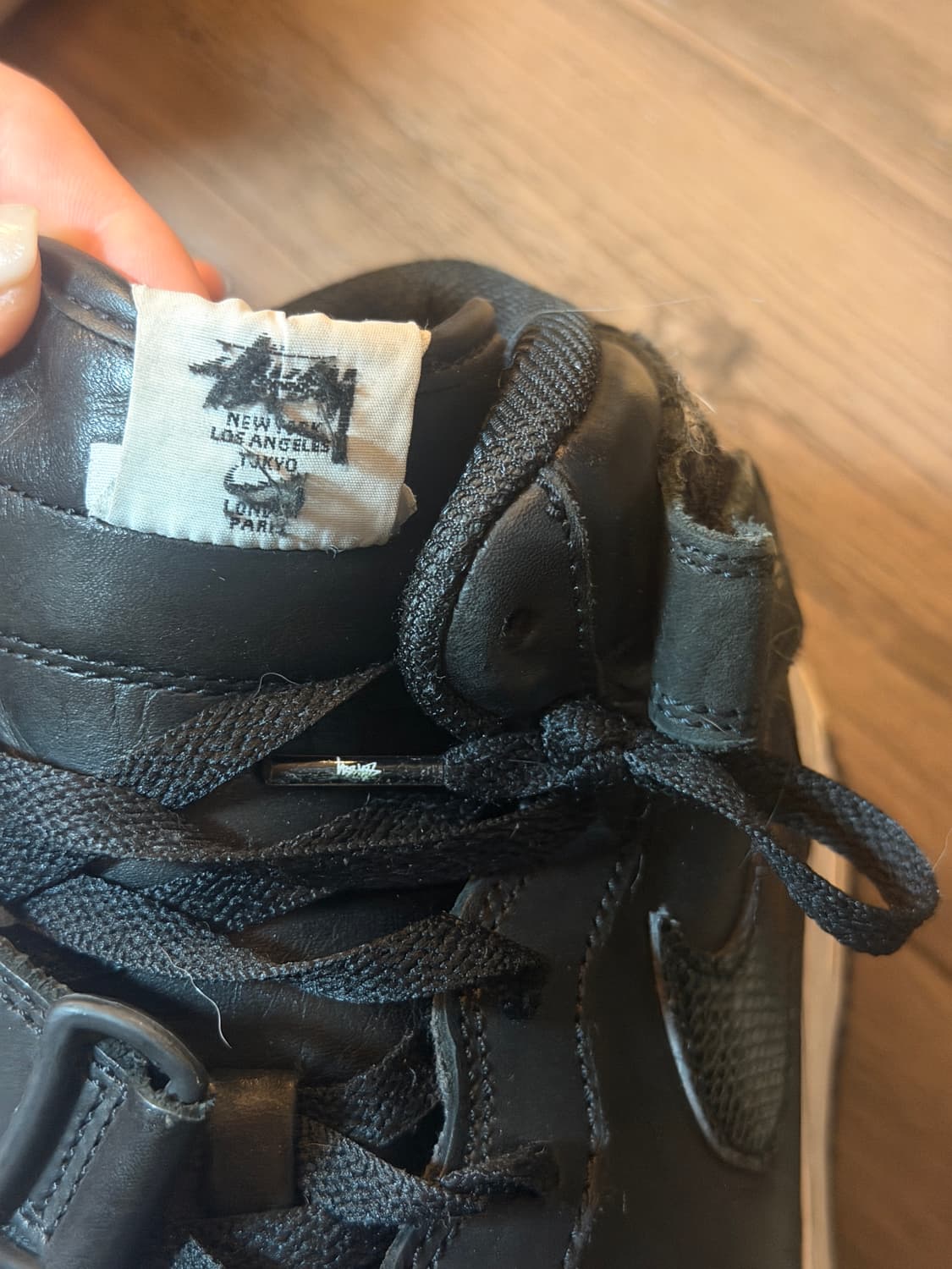 나이키 에어포스1 하이 스투시 블랙 상품이미지10