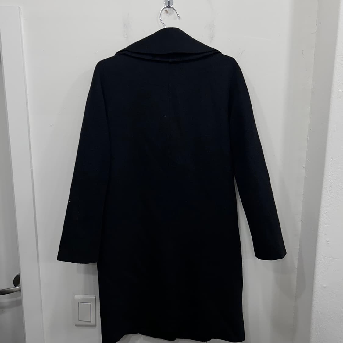 랑방 컬랙션 앙고라블랜드 스냅 스트링 더블카라 롱코트 상품이미지5