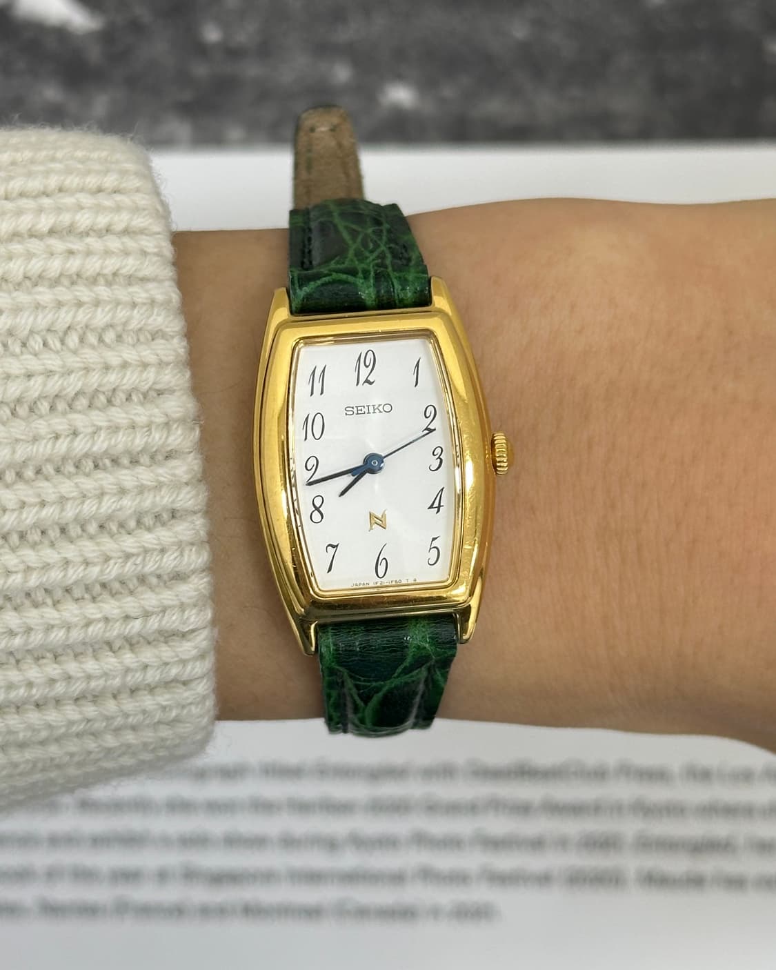 세이코 골드 쿼츠 시계 상품이미지8