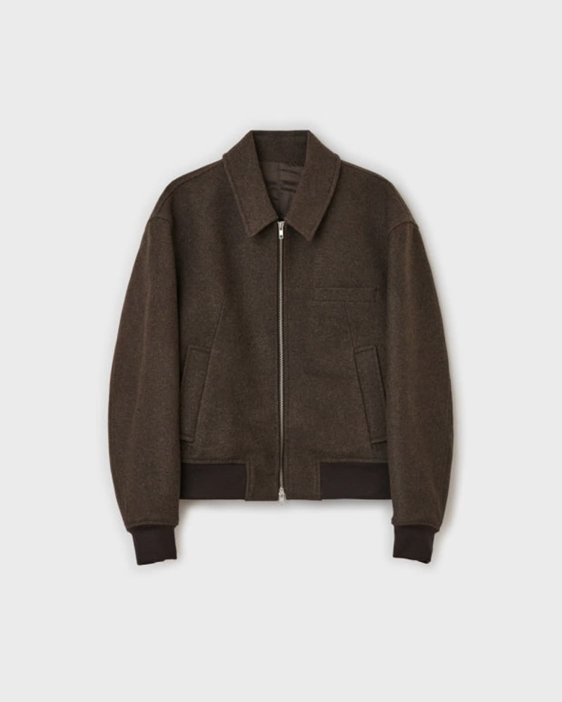 (L)벨리에 시티트립 블루종 브라운 자켓팝니다 새상품급 상품이미지3