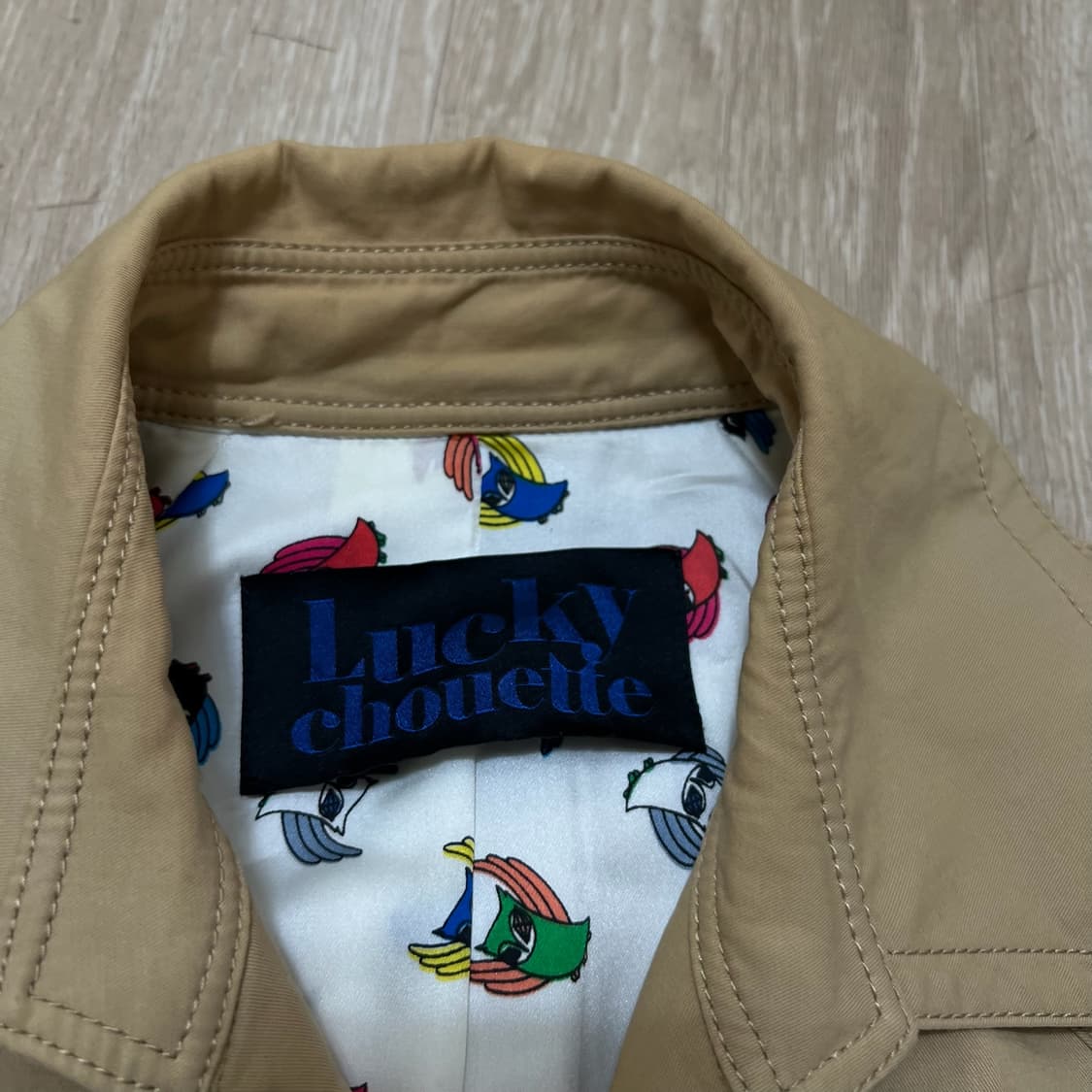 럭키슈에뜨 여성 코튼 더플 트렌치코트 38  상품이미지4