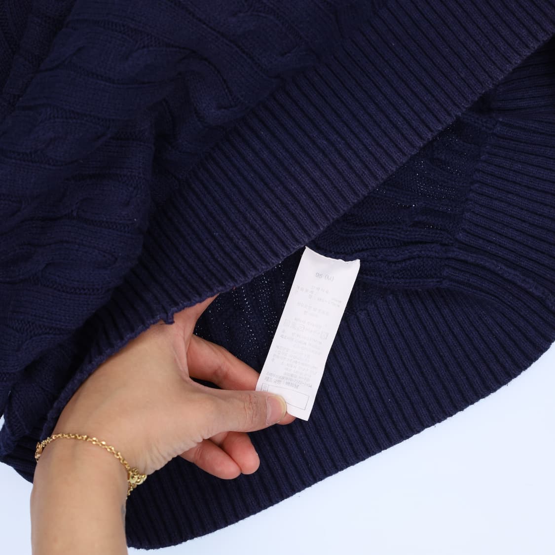 95 폴로클럽 케이블 니트 0428H 상품이미지4