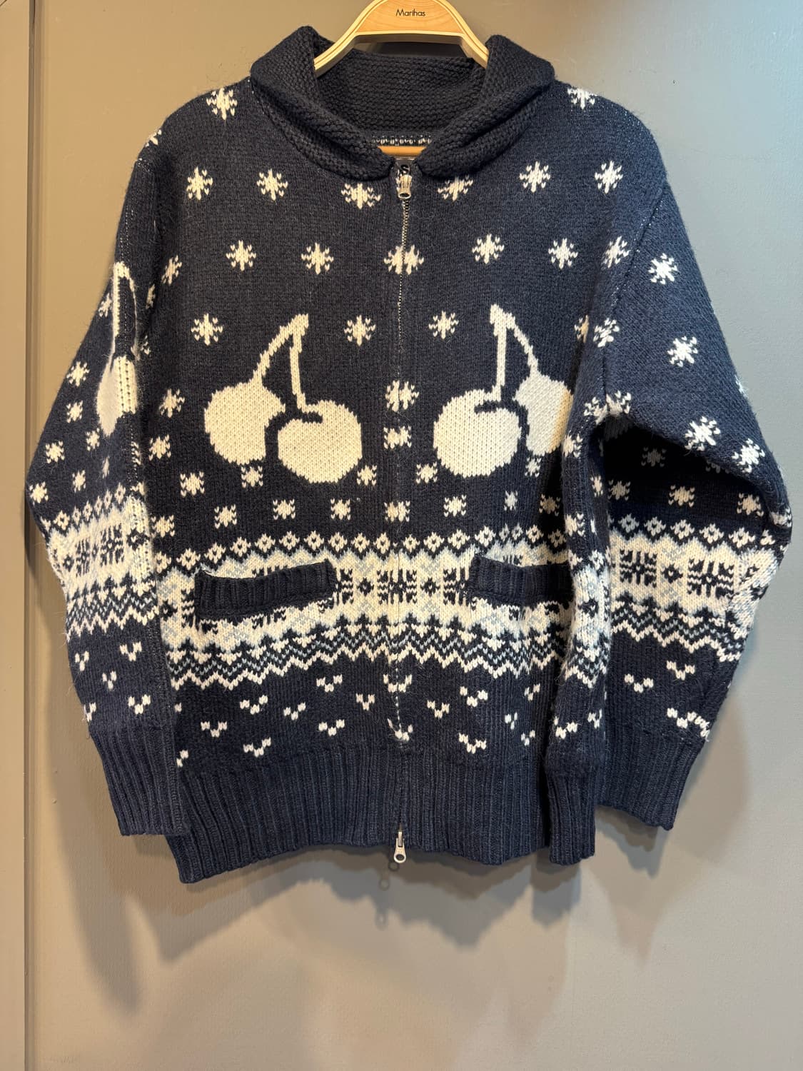 키르시 니트 집업 상품이미지1