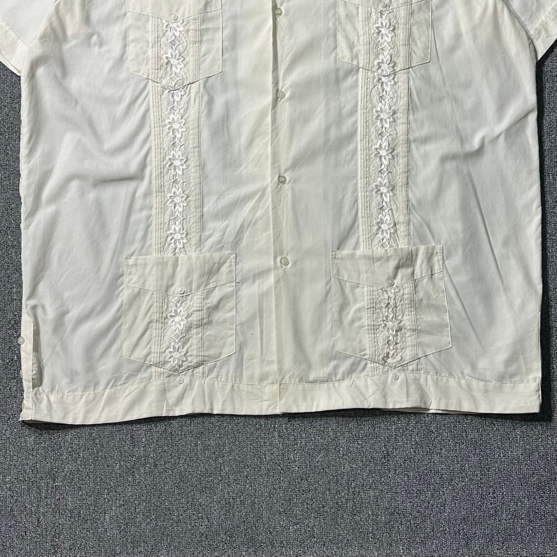 빈티지 쿠바 하프셔츠 (3XL/old-7703) 상품이미지5
