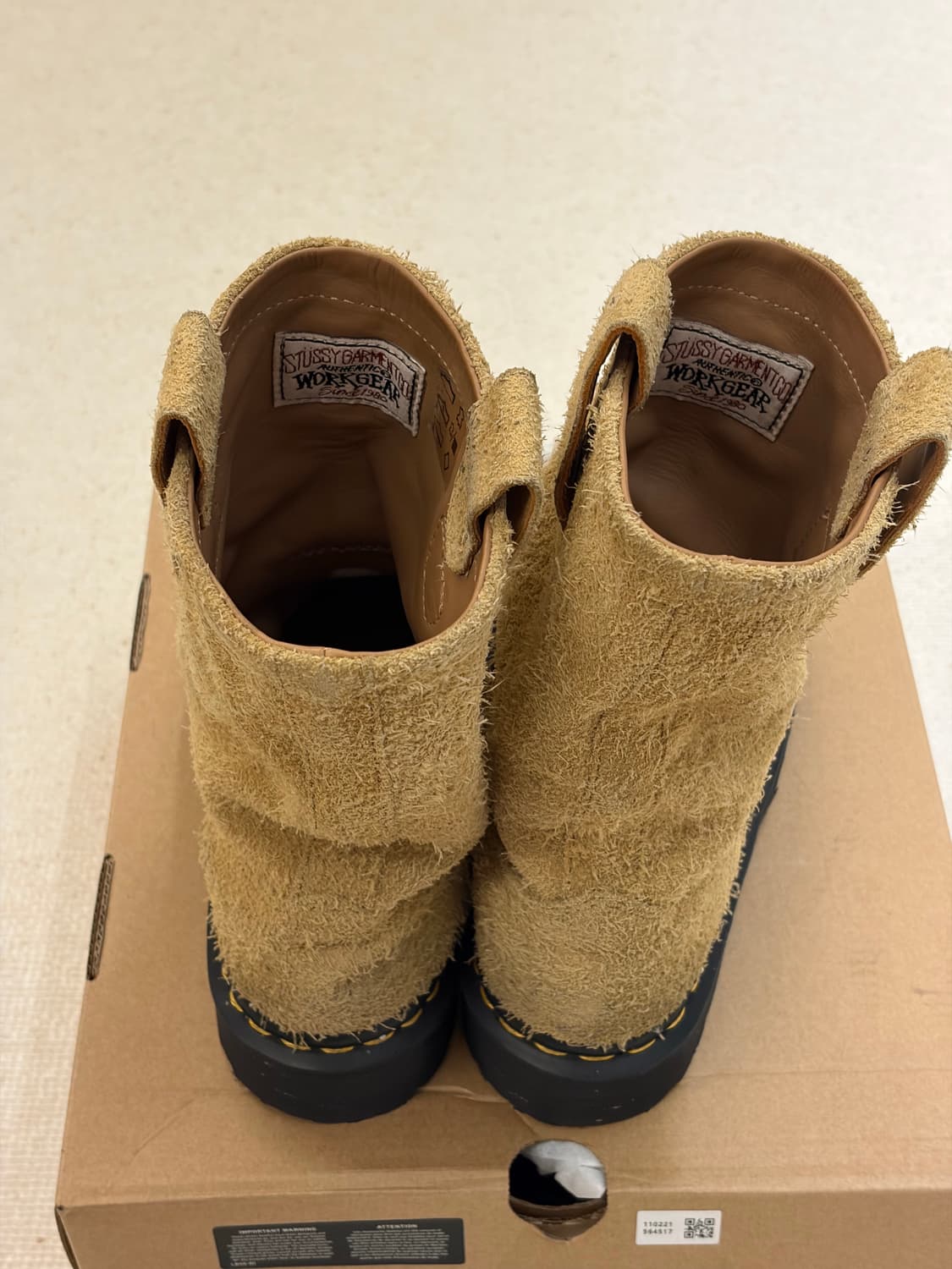 [38] 스투시 닥터마틴 데콘 스웨이드 부츠 상품이미지3