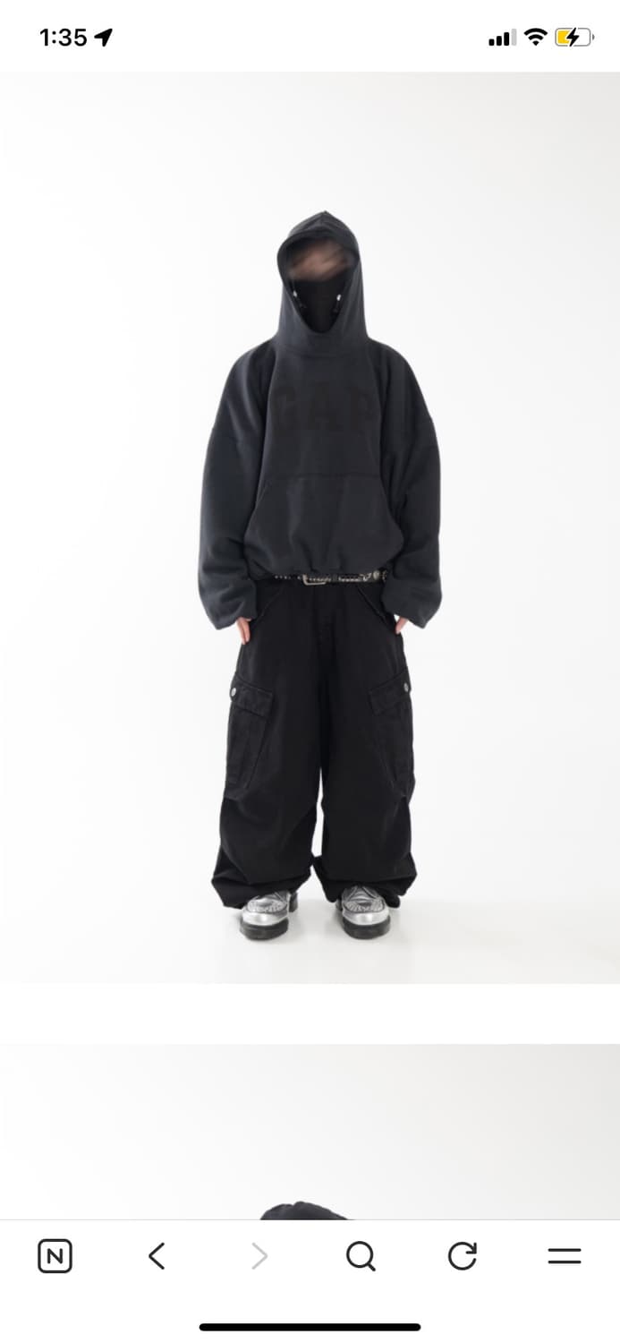 아오이로 히카리 팬츠 블랙 2사이즈 상품이미지1