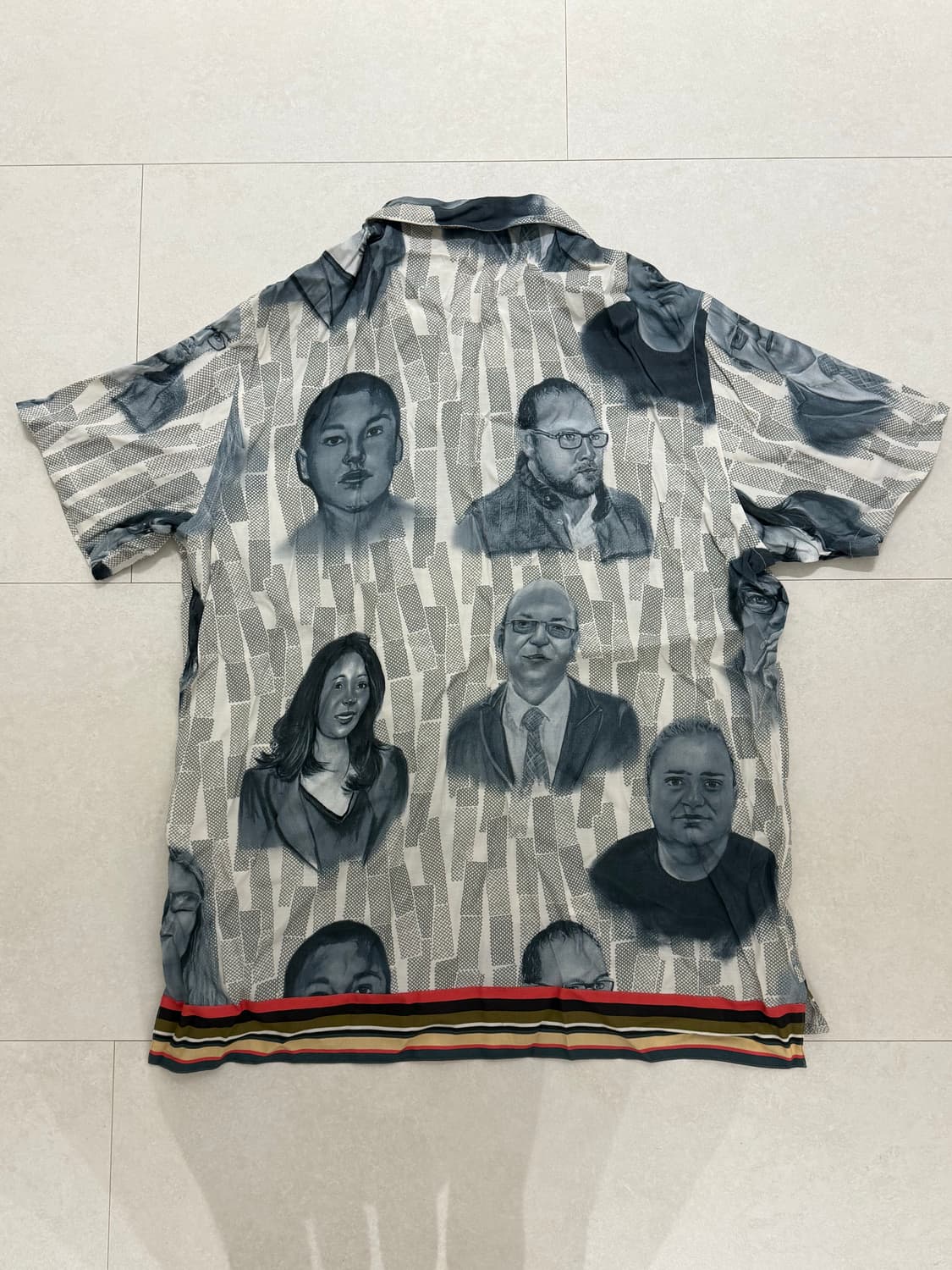 LANVIN 랑방 Printed Portrait Shirt L 상품이미지8