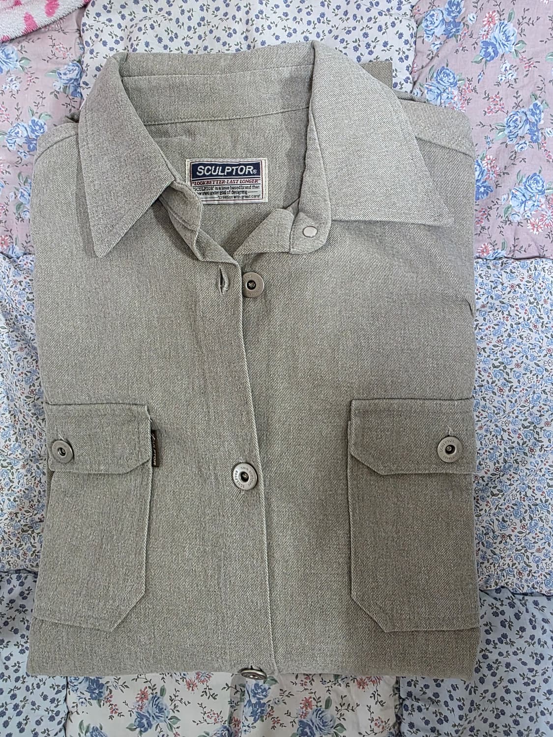 스컬프터 피그먼트 셔츠 스커트 셋업 상품이미지2