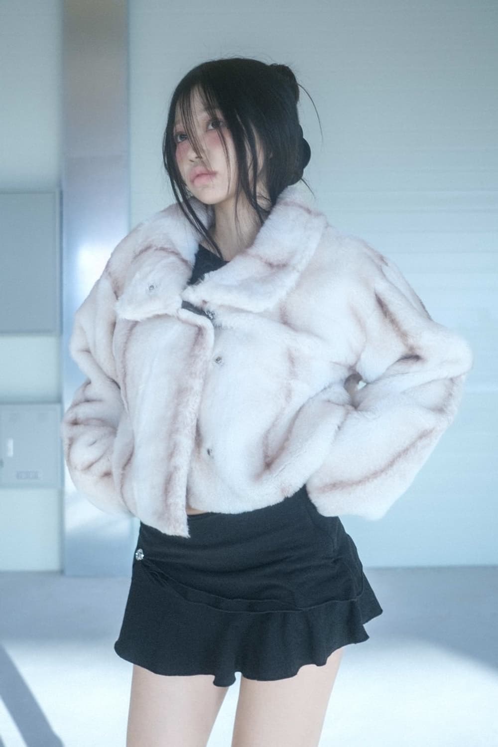 스윔시티 래지나 퍼자켓 아이보리 Regina fur crumble 상품이미지2