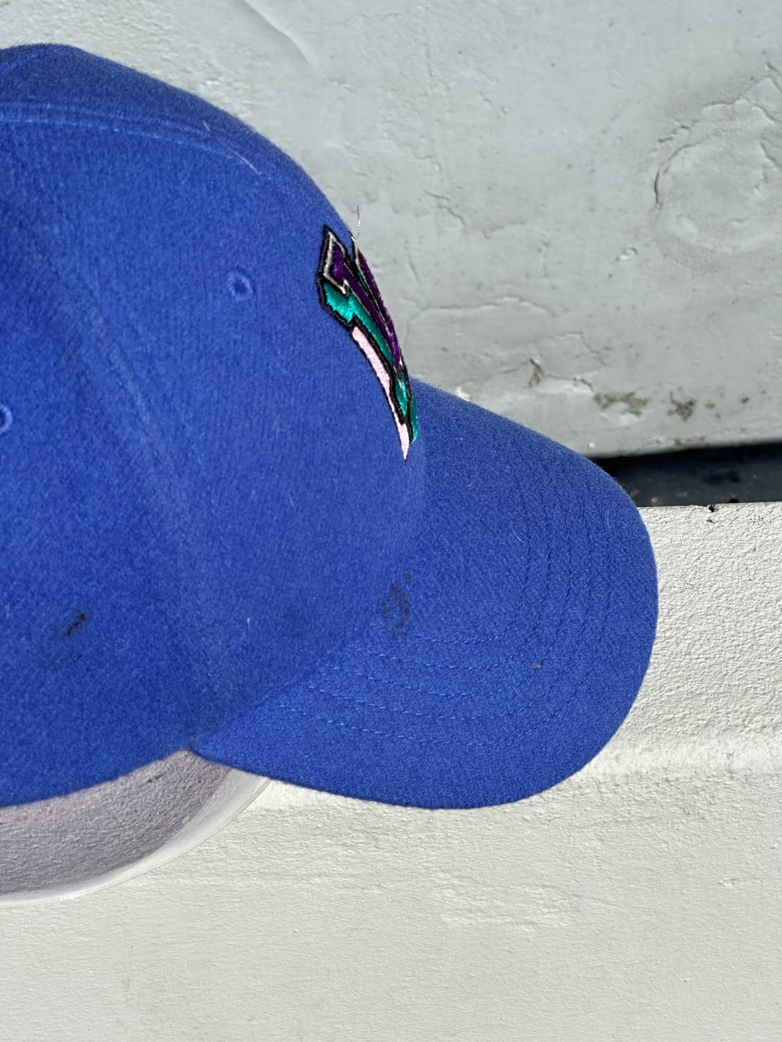 [F] MLB 엠엘비 울 블루 볼캡 모자 상품이미지4