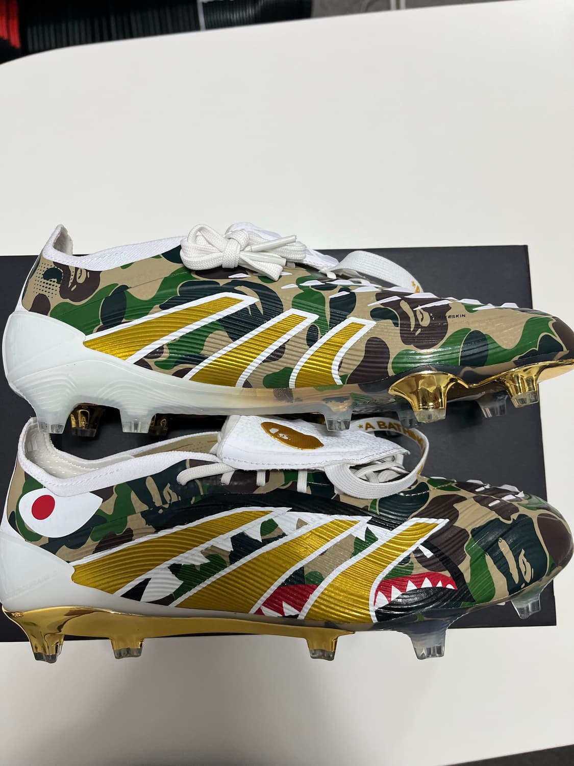 아디다스 X 베이프 프레데터 엘리트 카모 그린 FG (새제품) 상품이미지6
