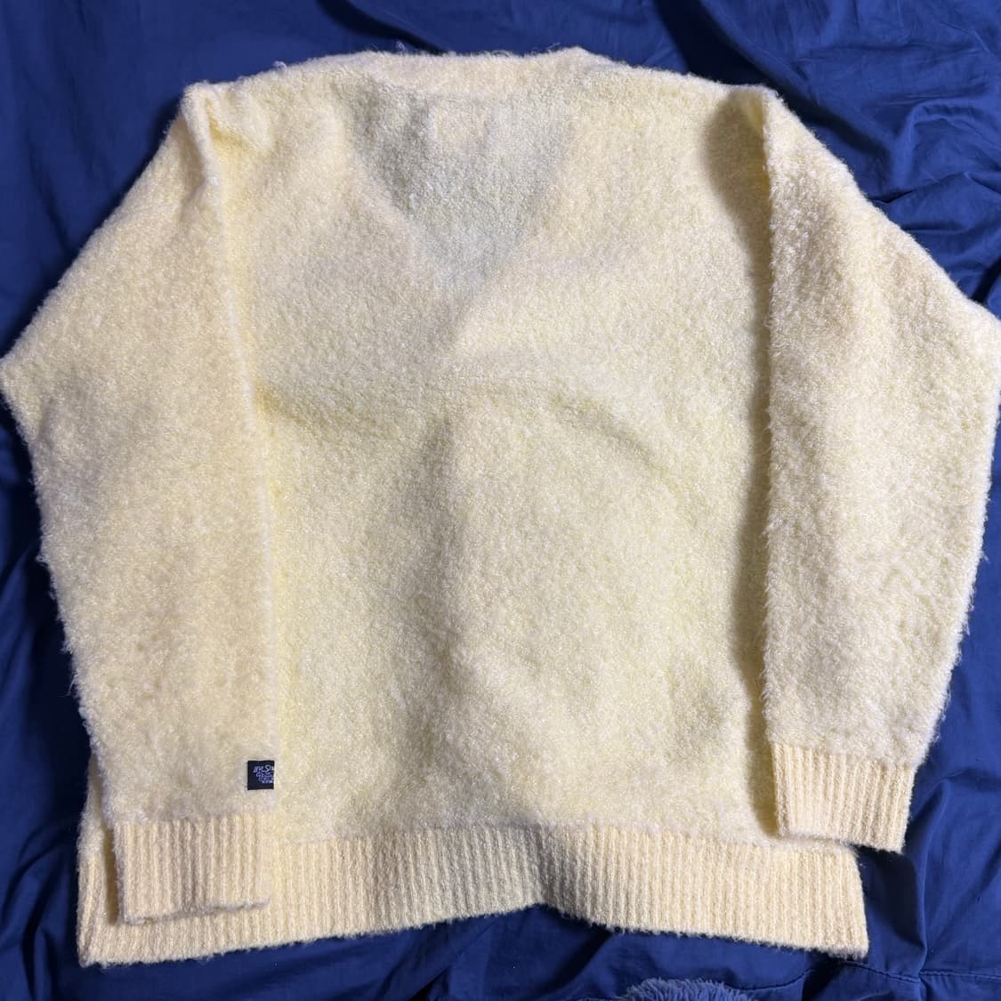 (M) 리바이스 코잇 박시 알파카 가디건 옐로우 상품이미지3