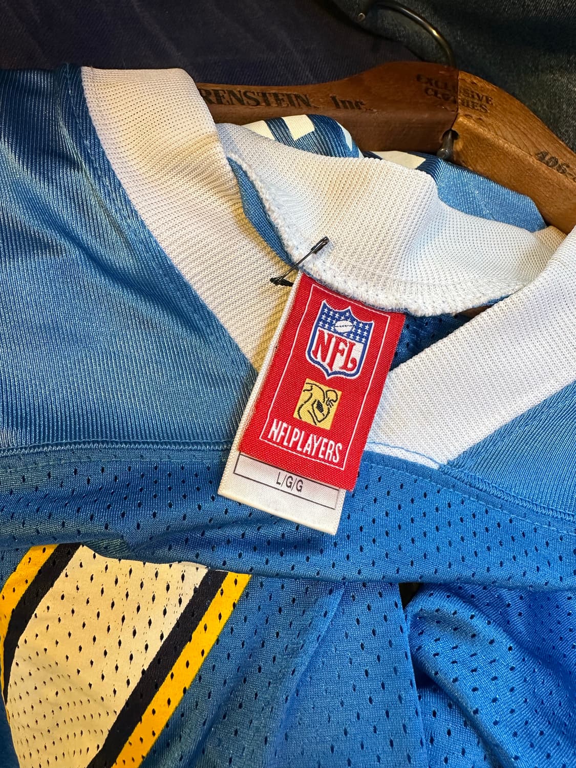 리복 NFL 풋볼 Los Angeles Chargers 메쉬 져지 상품이미지8