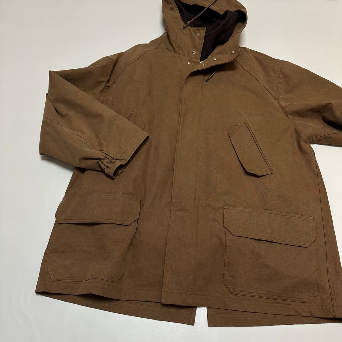 오라리 Auralee 워시드 헤비 캔버스 라이너 코트 상품이미지4