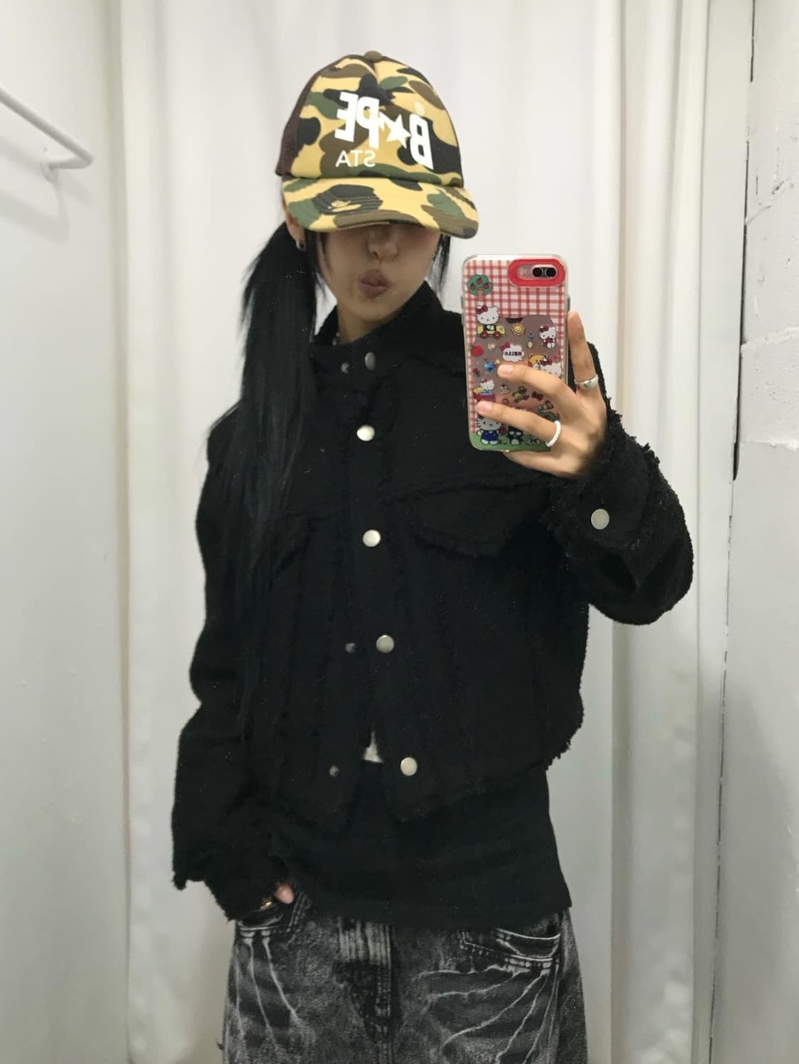 Bape Sta Camouflage Mesh Cap 상품이미지4