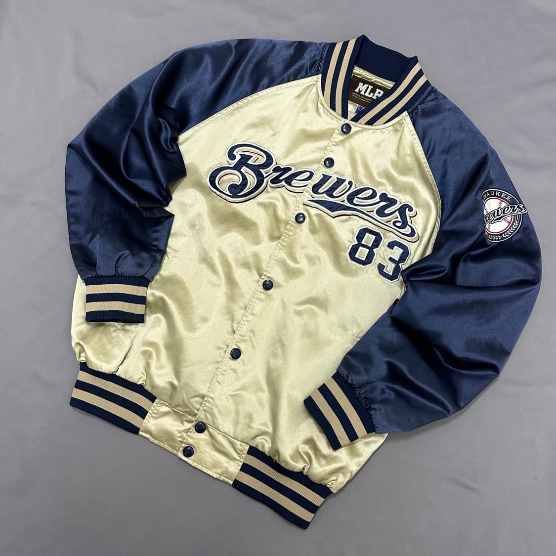 MLB 00s 올드스쿨 밀워키 브루어스 야구점퍼 100 상품이미지3