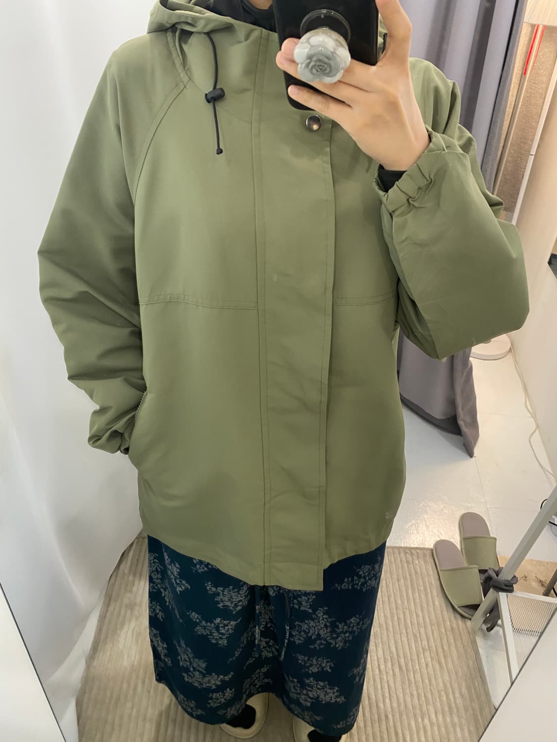 카키 야상 자켓 일본빈티지 상품이미지5