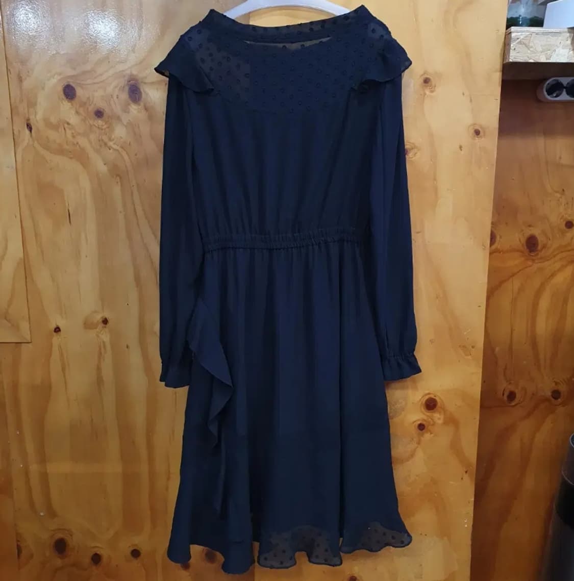 758)한섬 오즈세컨 시스루 원피스 상품이미지2