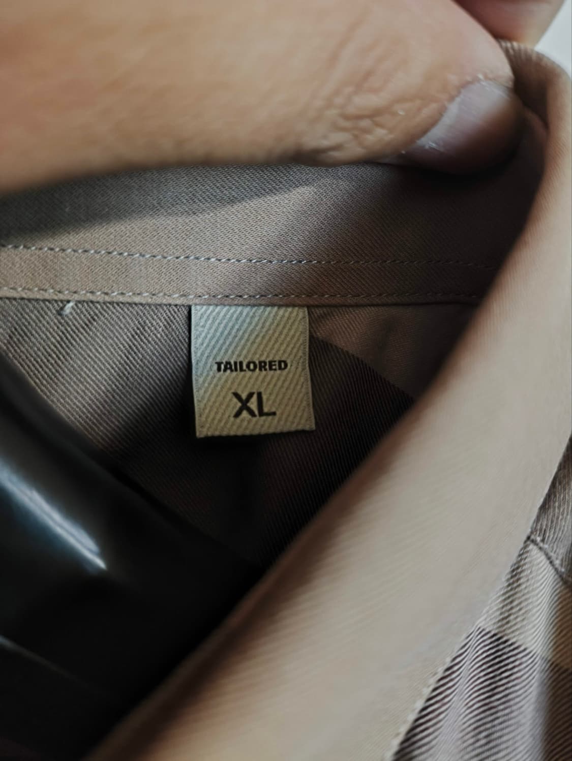 XL 버버리 노바체크 반팔 셔츠 톤브라운 상품이미지4