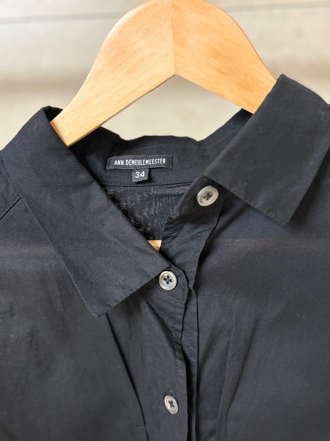 앤드뮐미스터 07ss 비대칭 백 스트랩 셔츠 상품이미지3