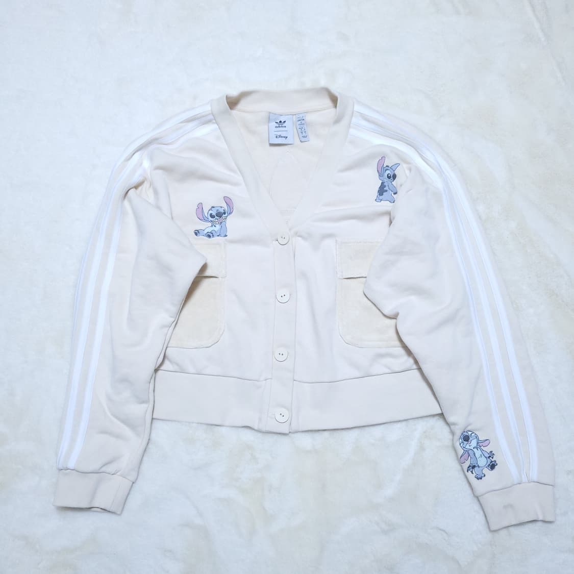 아디다스디즈니 릴로스티치 크롭 가디건 0306 상품이미지1