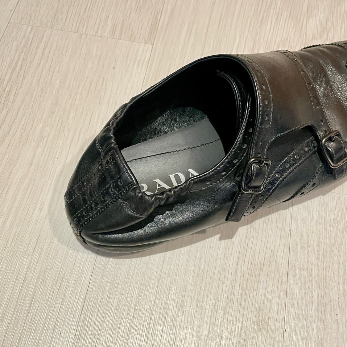 프라다 25ss 더블몽크 셔플 슈즈 상품이미지6