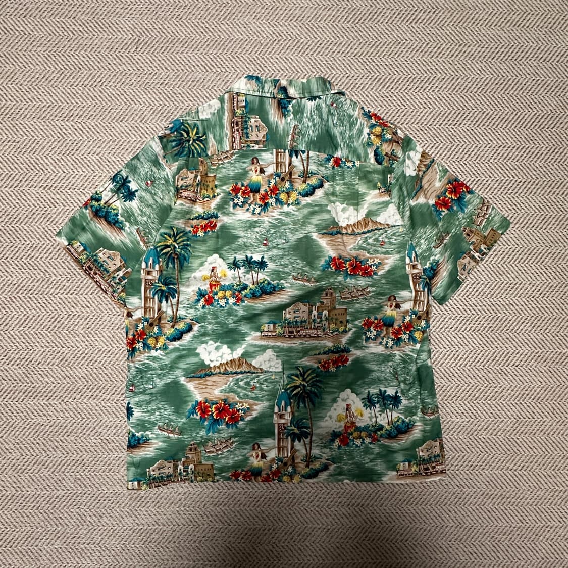 VINTAGE usa made hawaiian shirt 상품이미지2