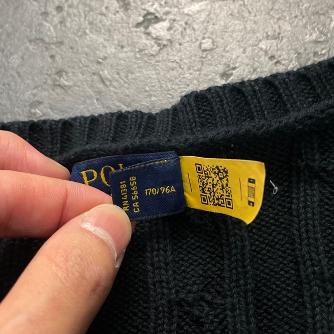 100 폴로 꽈배기 니트  상품이미지4