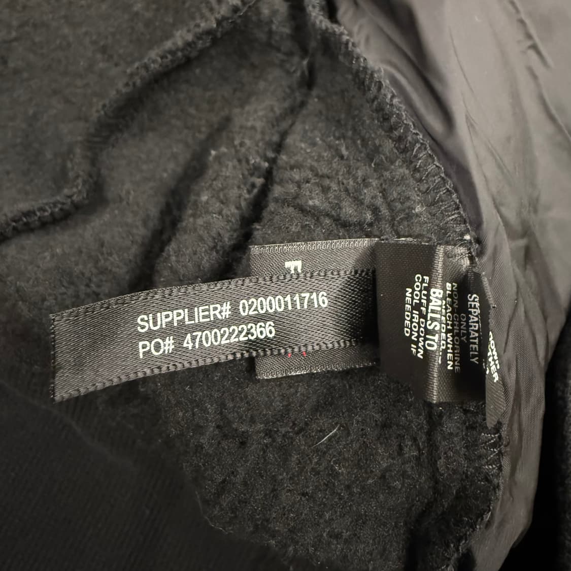 [정품/L] RLX 랄프로렌 블랙 패딩 후드티 b19 상품이미지6