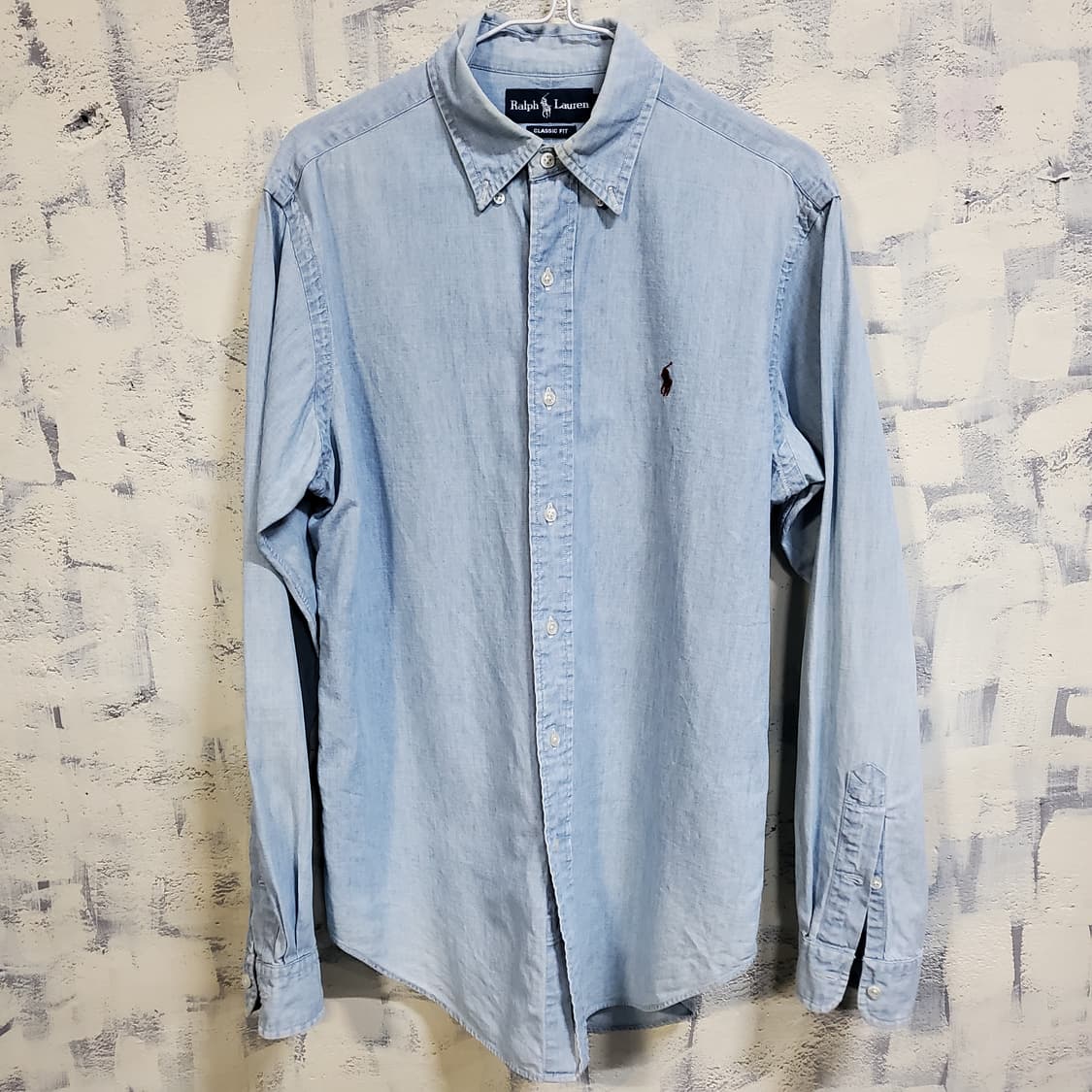 폴로랄프로렌 클래식핏 데님 긴팔 셔츠 상품이미지1