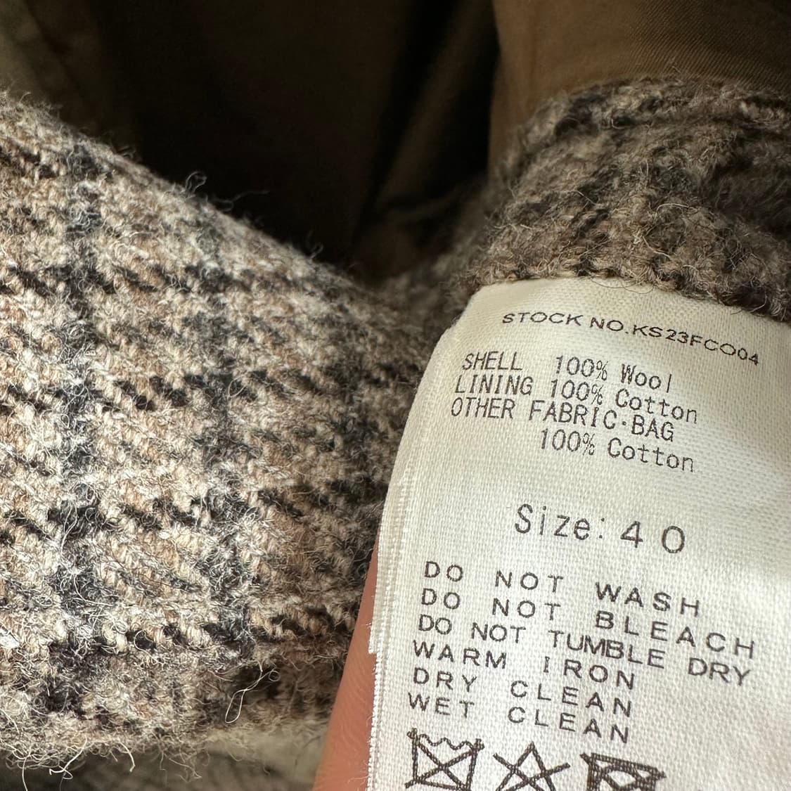 캡틴선샤인 트위드 워커코트  상품이미지5