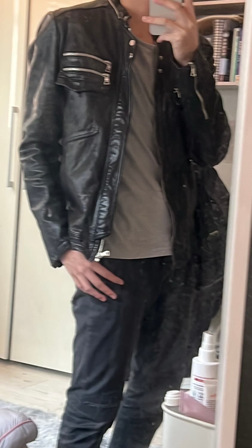 에디 슬리먼맛 레더 램스킨 자켓 상품이미지4