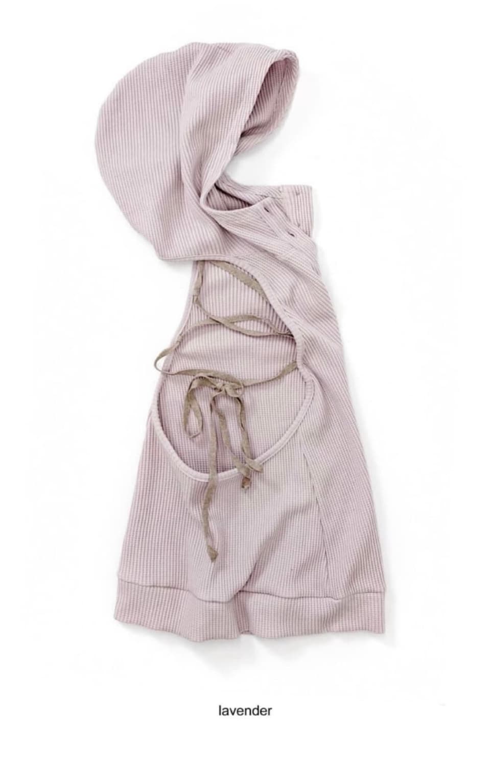 샵페어리 (라벤더) 와플 홀터넥 후디 상품이미지3