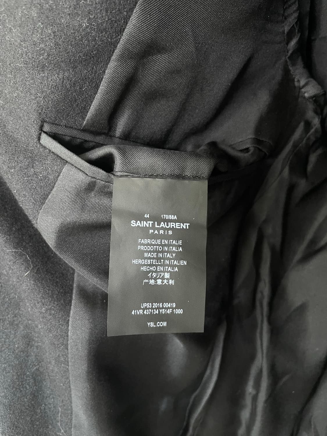 생로랑 16fw palladium officer jacket 상품이미지8