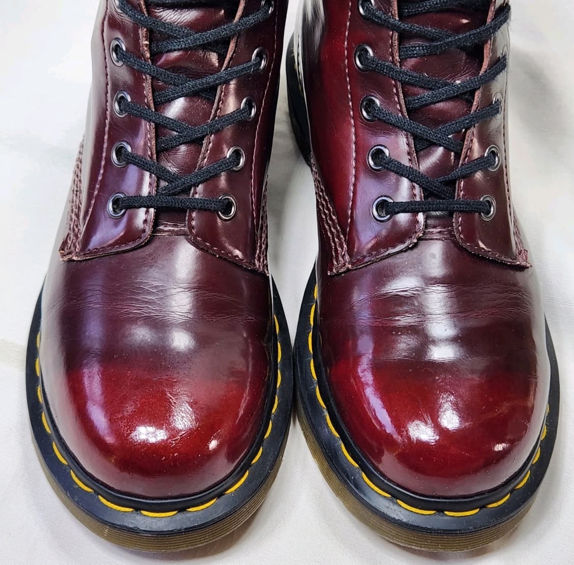 닥터마틴 빈티지 1460 레더 부츠 90s 체리 레드 펑크 스킨헤드 상품이미지3