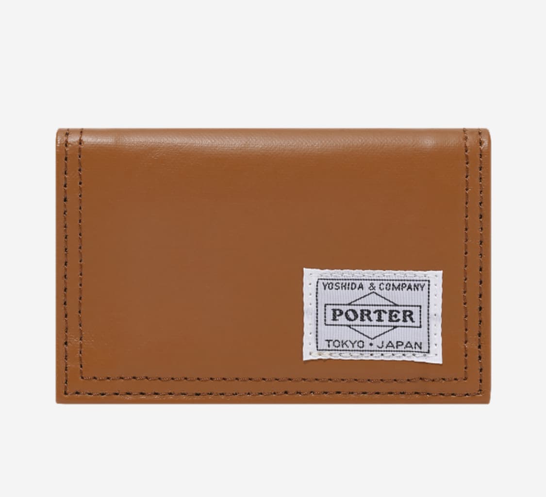 porter 프리스타일 카드 케이스 카멜 상품이미지1