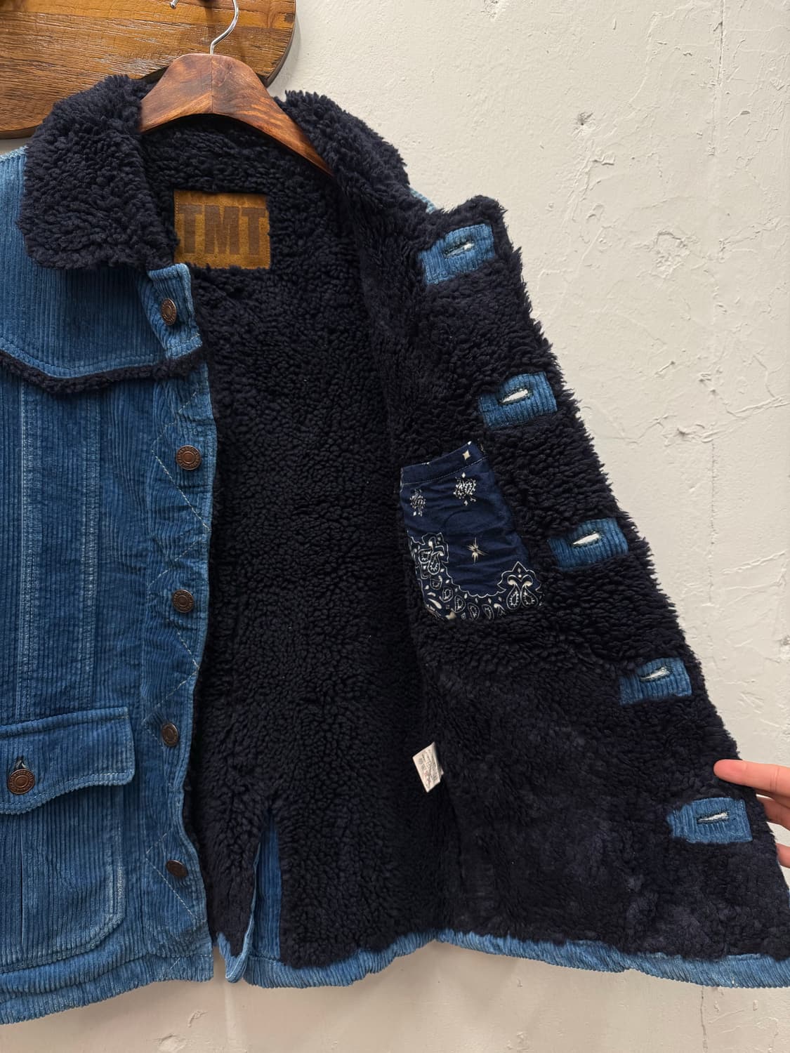 S) Japan TMT Corduroy Boa Lining Western 상품이미지6