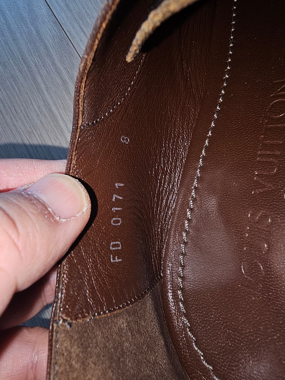 루이비통 남성 브라운 윙팁 구두 상품이미지8