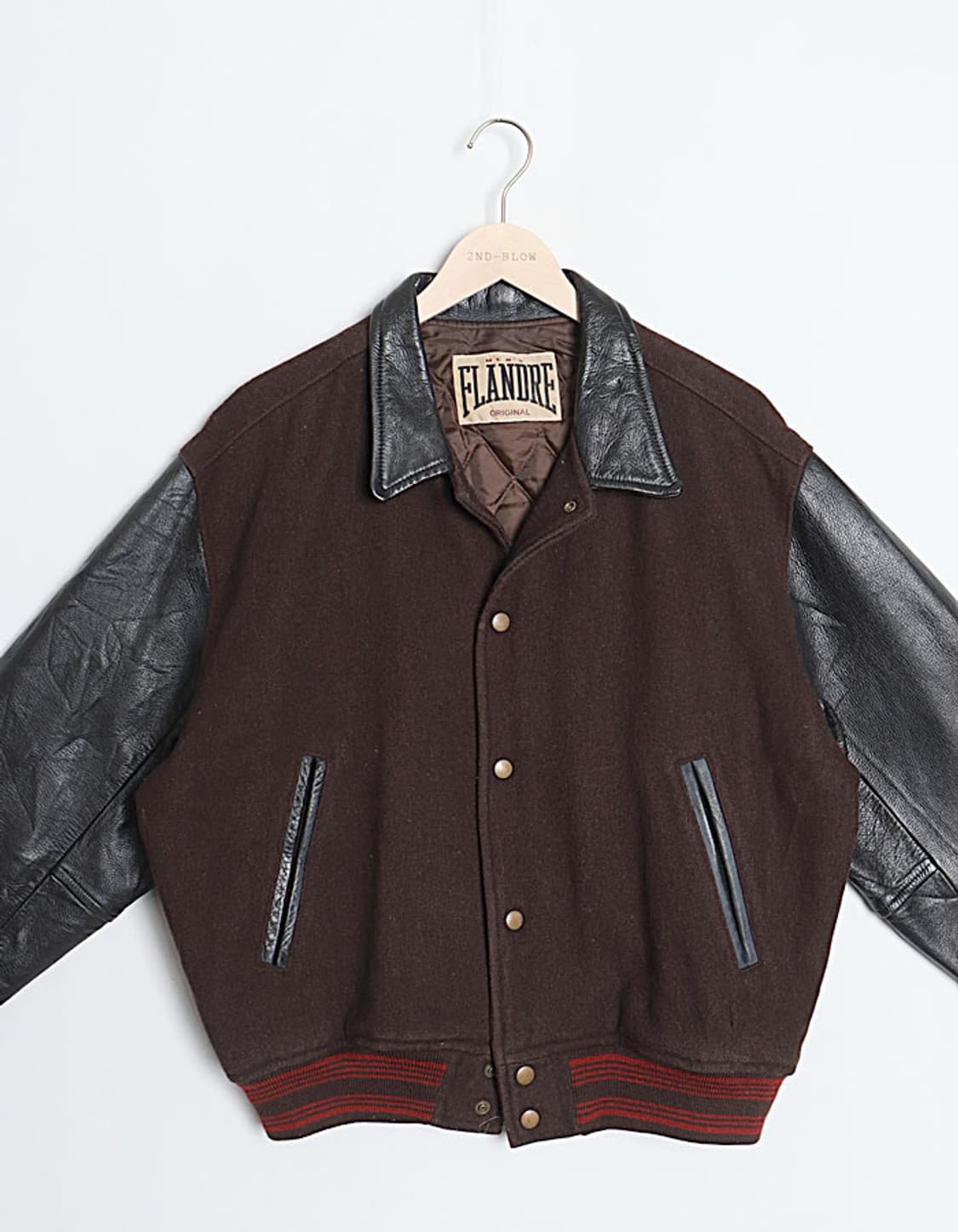 90's MEN'S FLANDRE Varsity Jacket 상품이미지2