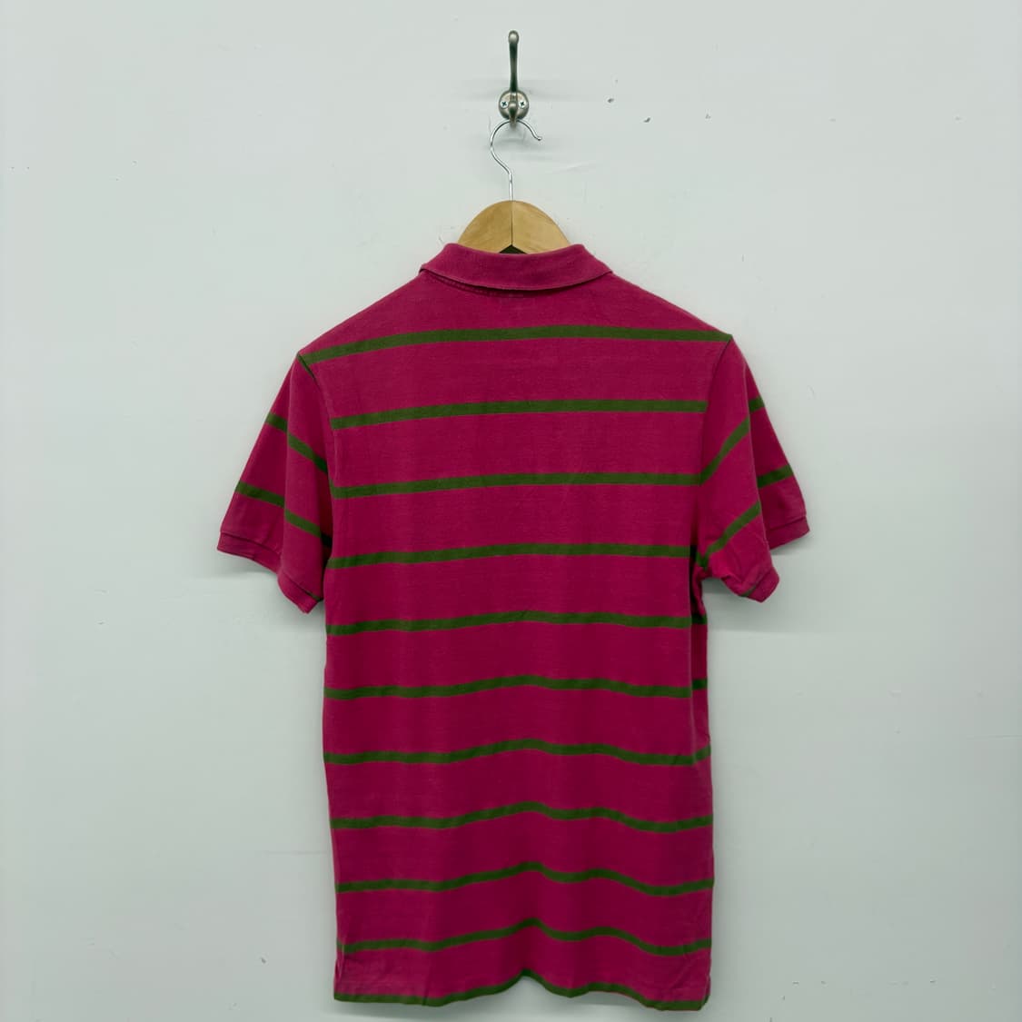 폴로 랄프로렌 핑크 스트라이프 카라티 여성M 상품이미지4