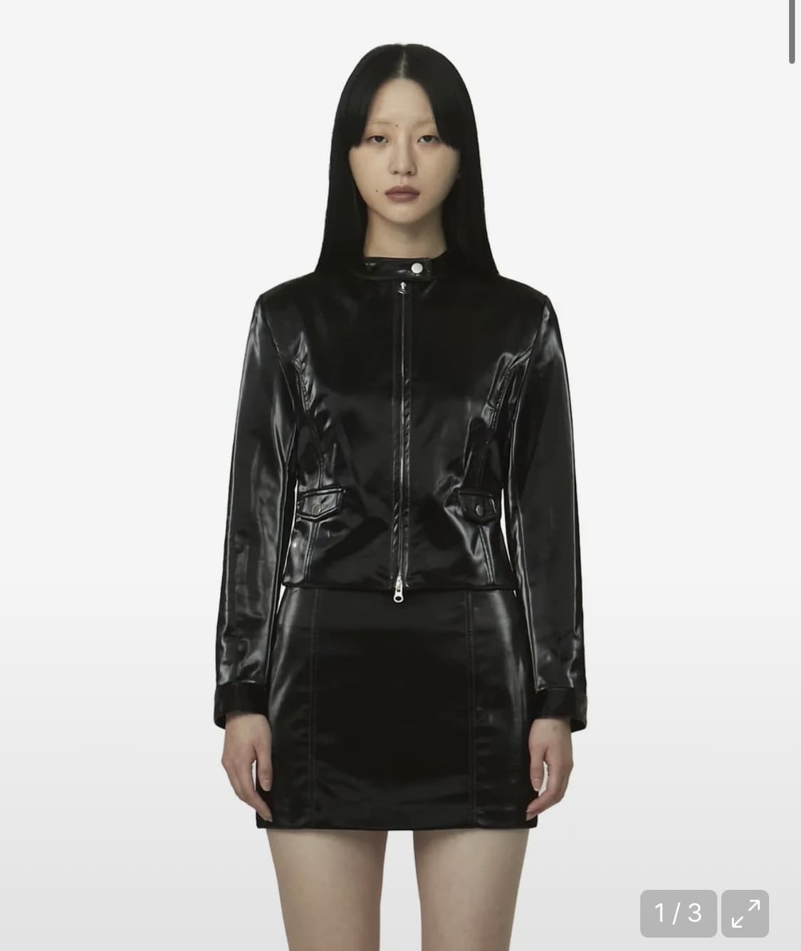 큐리티 가죽자켓 상품이미지1