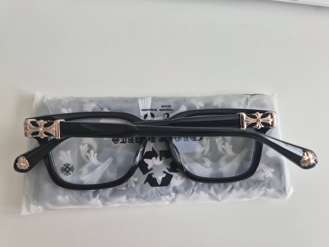 [새상품] 크롬하츠 콕스어커 블랙 18K 골드 플레이트 상품이미지3