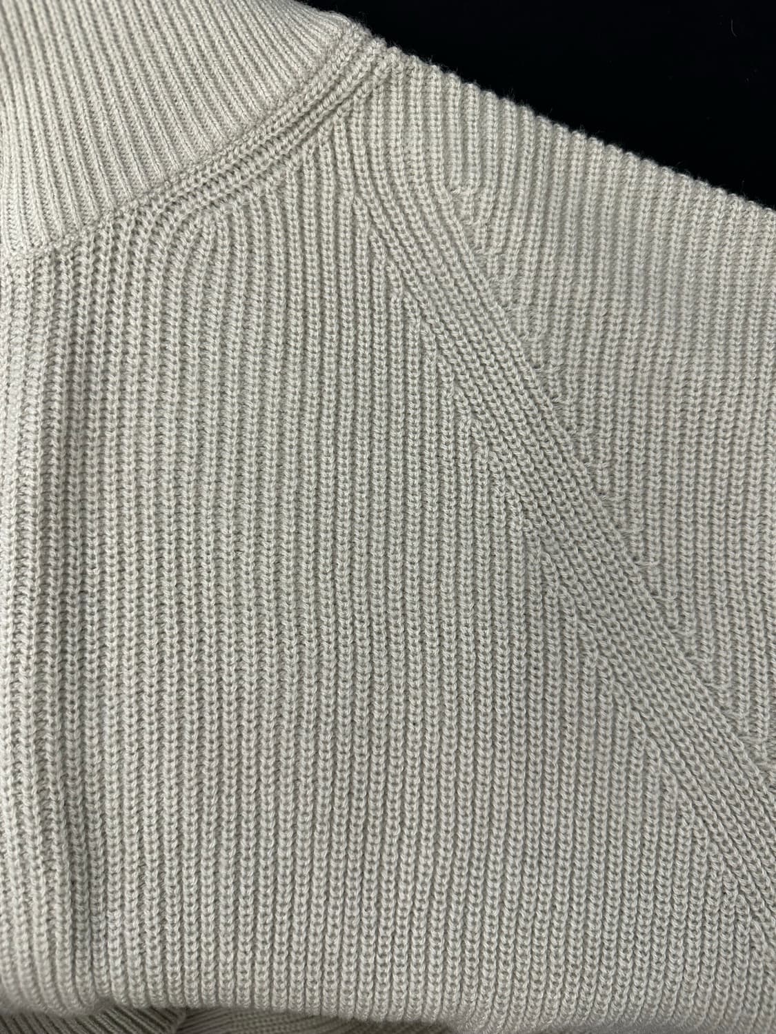 키뮤어 풀집업 워셔블 하찌니트(아이보리) 상품이미지4