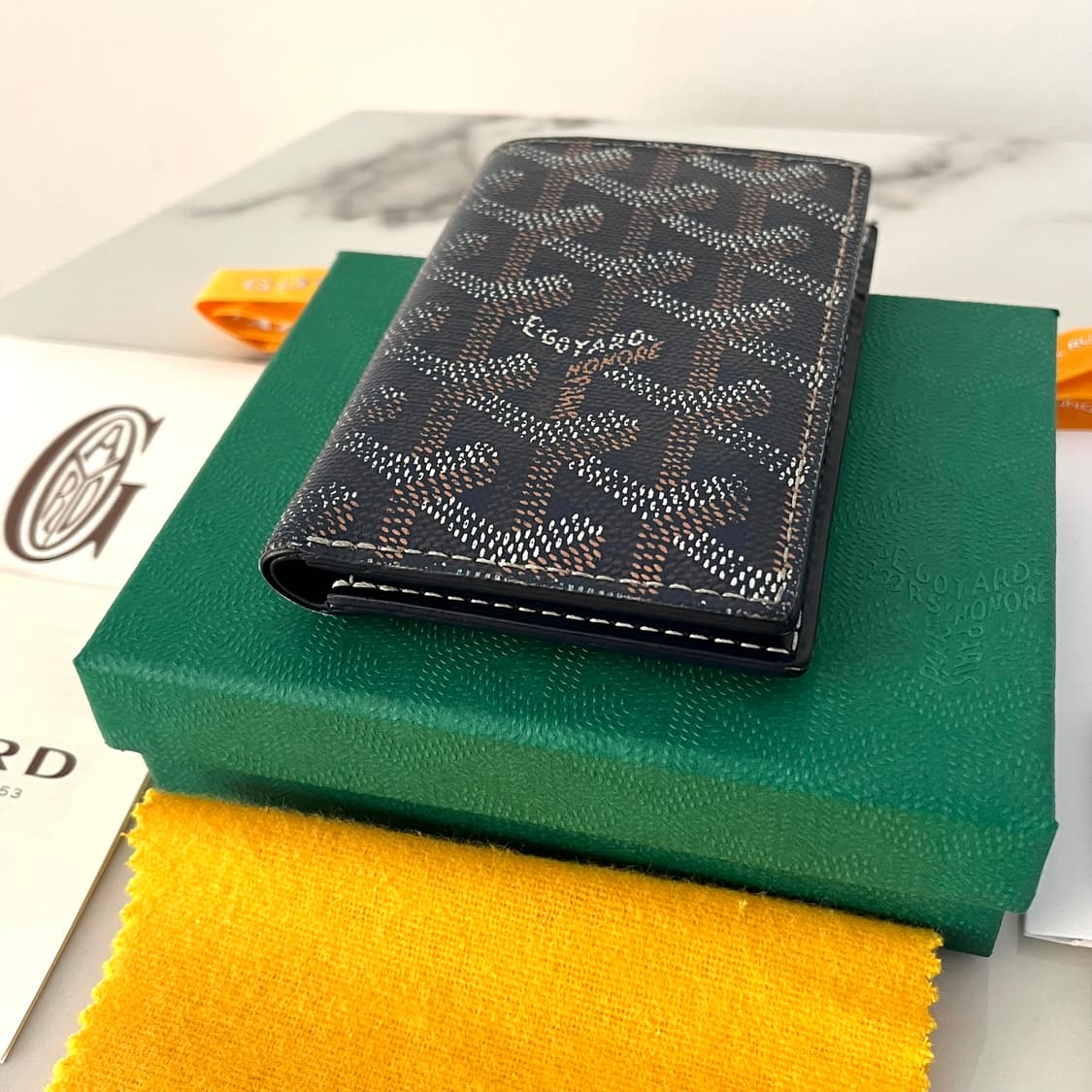 [A급/정품] 고야드 생피에르 카드지갑 네이비 반지갑 상품이미지7