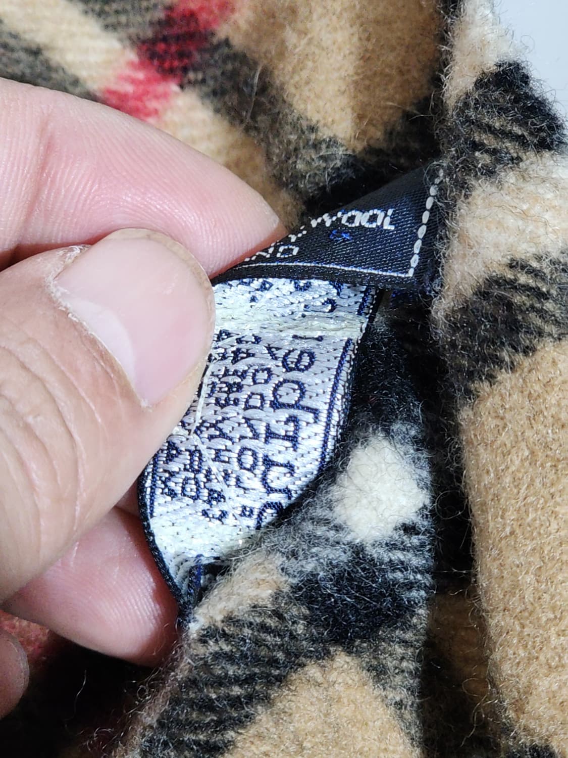 (정품) 버버리 캐시미어 머플러 노바체크 목도리 램스울  상품이미지5