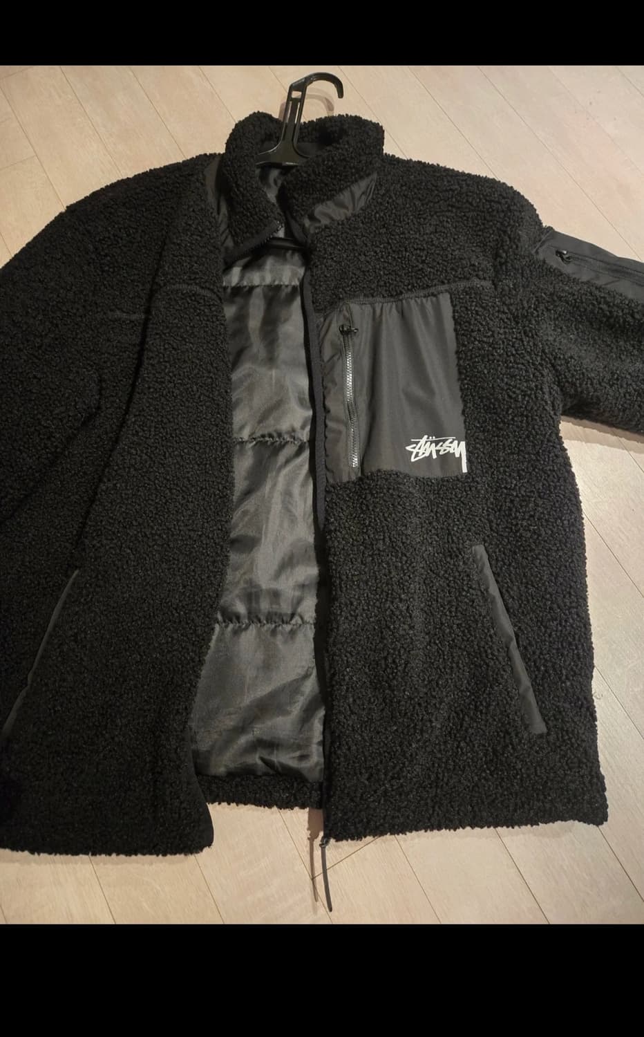 스투시 쉐르파 자켓블랙 M 상품이미지1