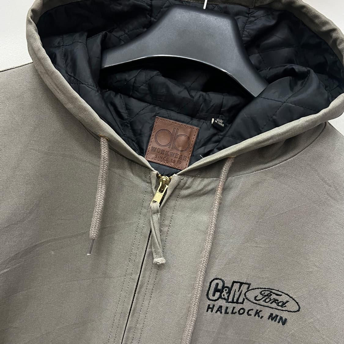 USA DB 워크웨어 C&M FORD 후드 워크 자켓 XL 상품이미지3