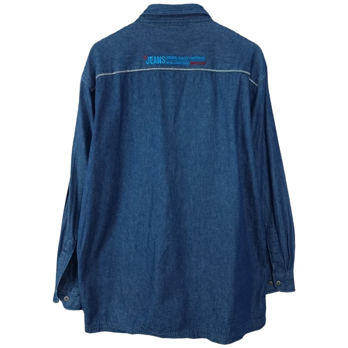 [푸부] 올드스쿨 빈티지 오버핏 데님 셔츠 M20024 상품이미지3