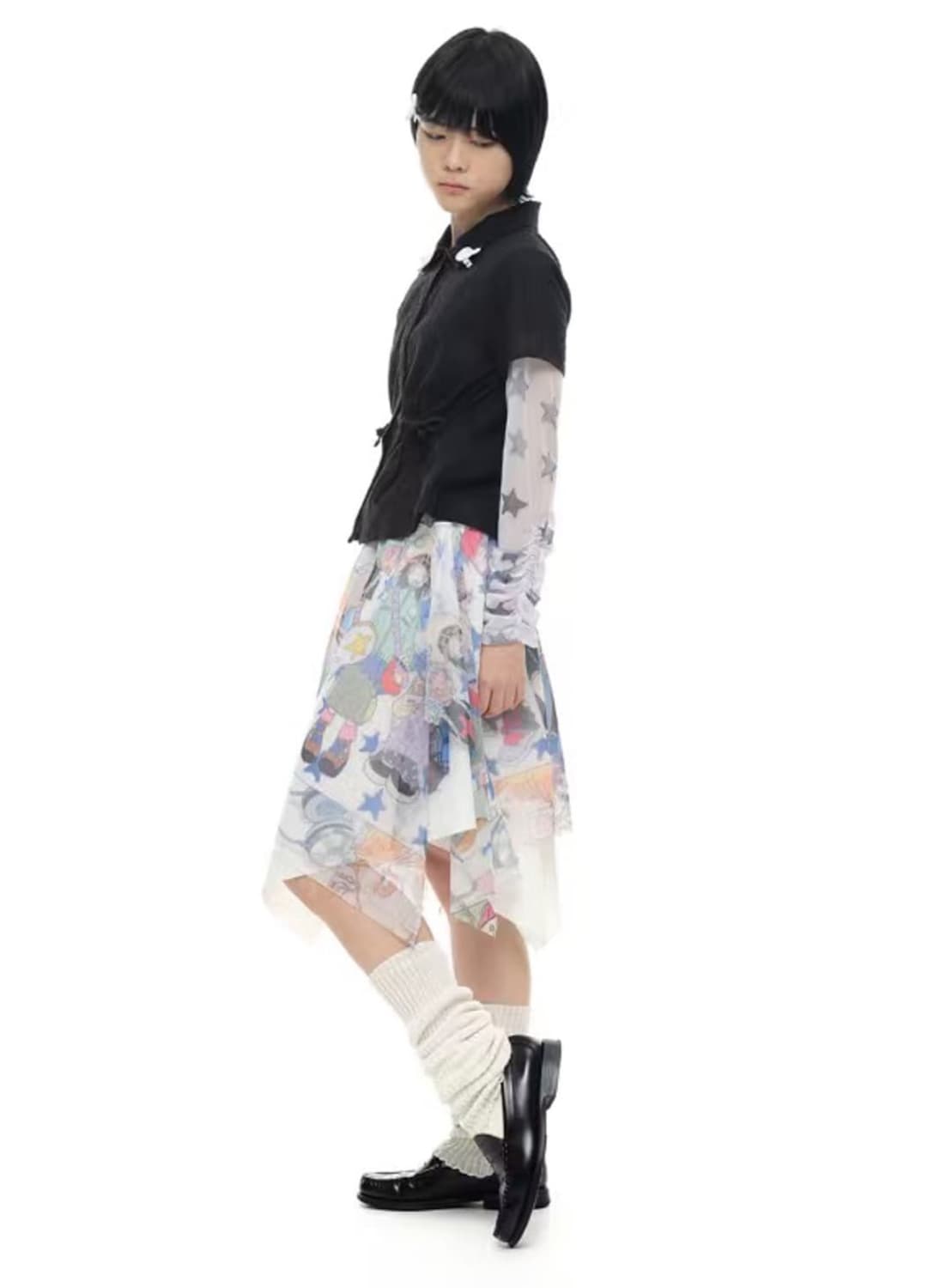 Youthbath 유쓰배쓰 YB Oliwa knit mesh skirt 상품이미지5