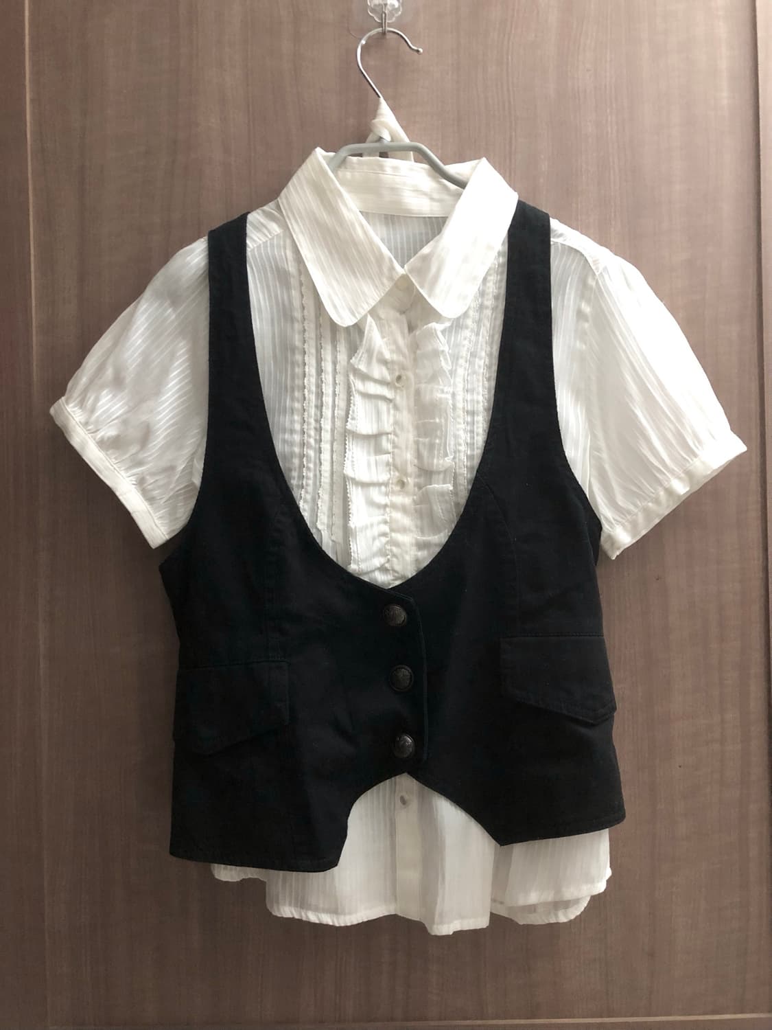 Shop 502 파우닝 큐빈티지 오츠빈티지 베스트 셔츠 세트 상품이미지1